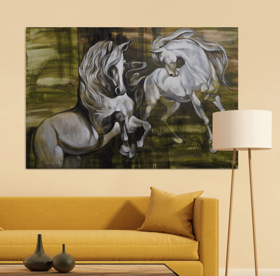 Dance with me. Horses