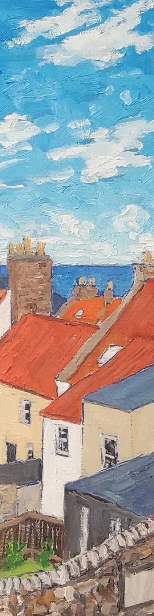 Cellardyke rooftops #1 by Colin Ross Jack