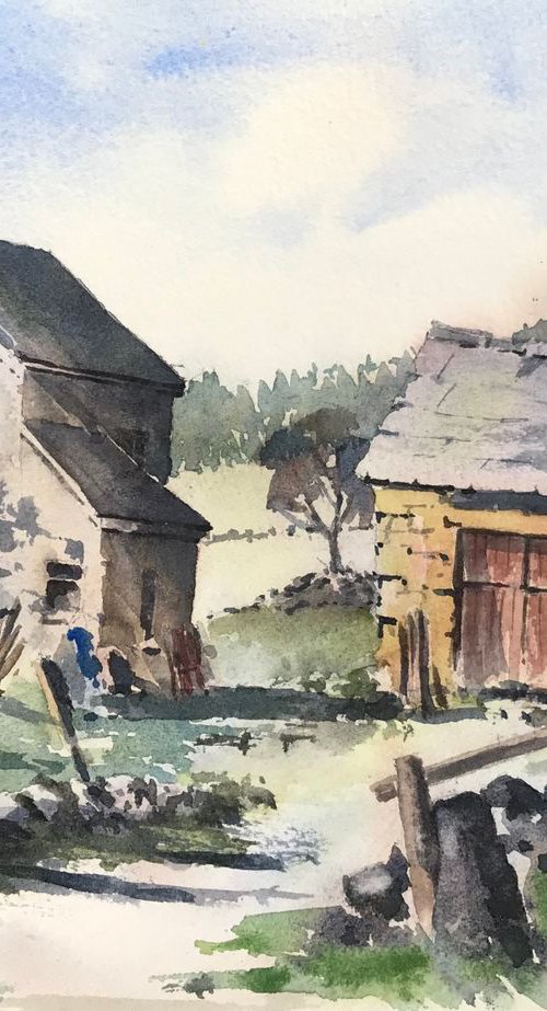 Welsh mountain farm by Vicki Washbourne