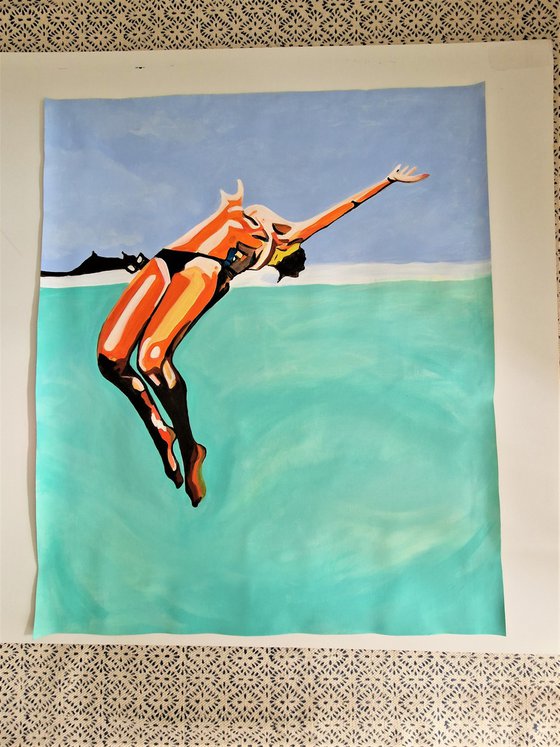 Jump / 36 x 30 inch ( Reserved for D.A. )