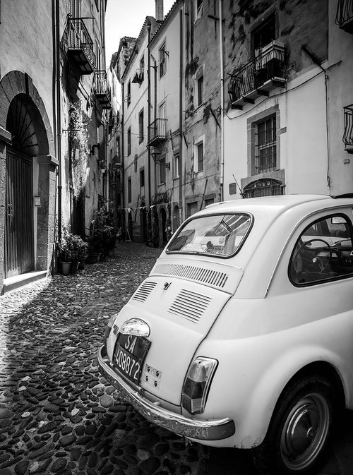 Fiat 500 Bosa - Sardinia by Stephen Hodgetts Photography