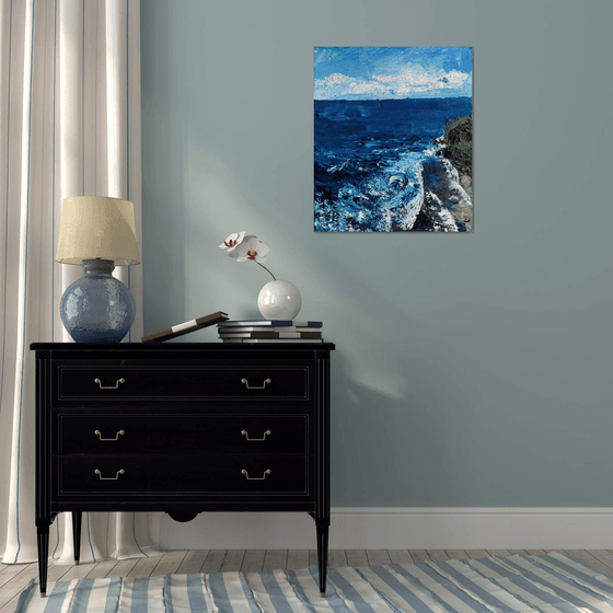 Bali Ocean Oil Painting