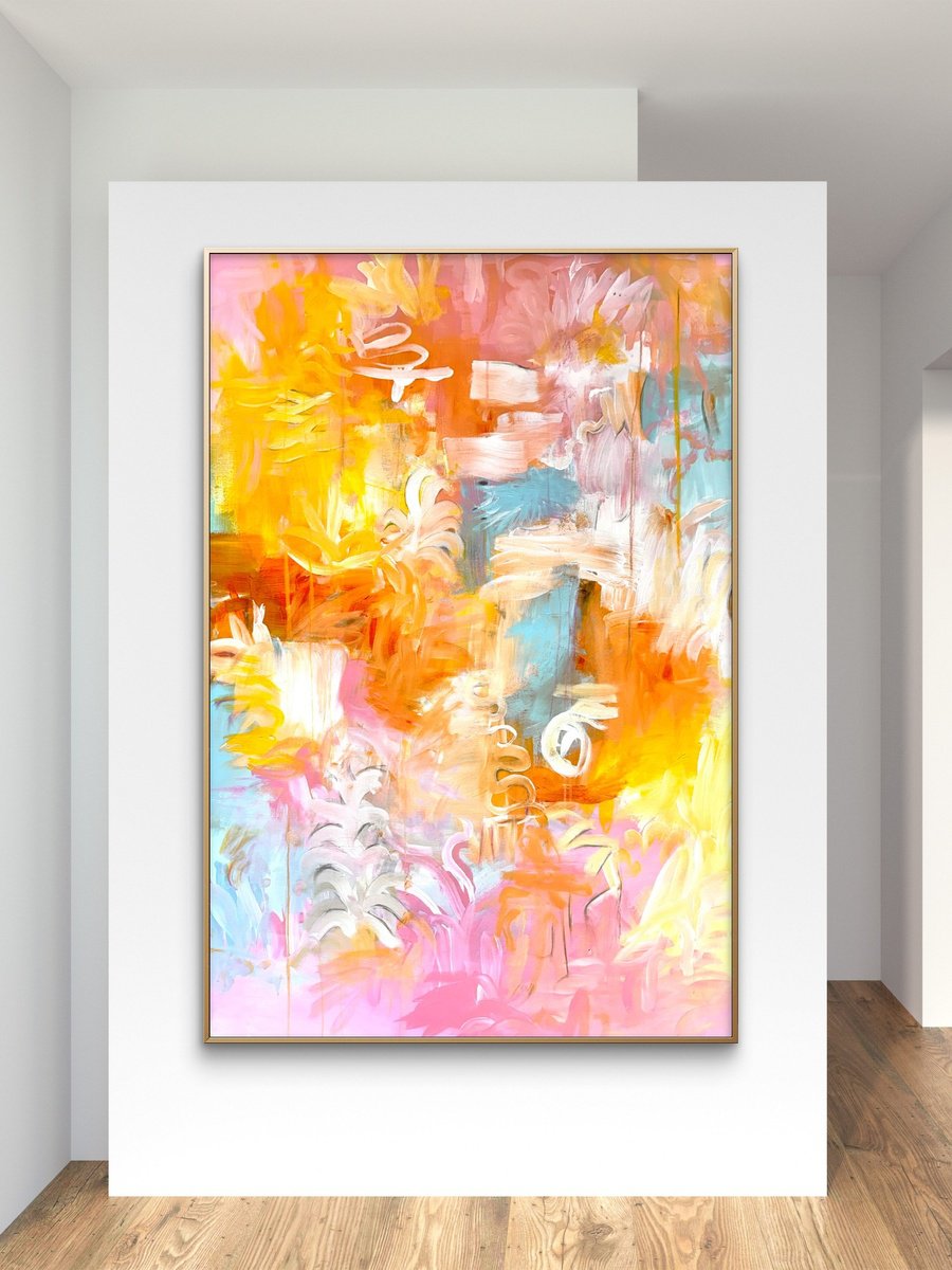 Lotus Structure By Theodor Anghel, 40 X 60, Artwork For Sale On Artfinder
