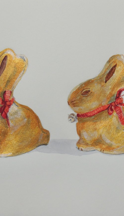 Lindt Gold Easter Bunnies by Krystyna Szczepanowski