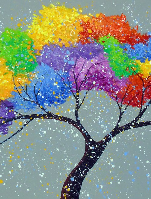 The colored tree of luck by Olha Darchuk
