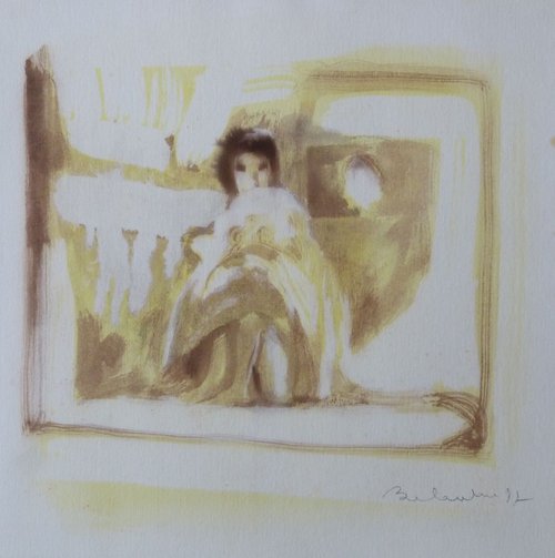 Morning, 24x24 cm by Frederic Belaubre