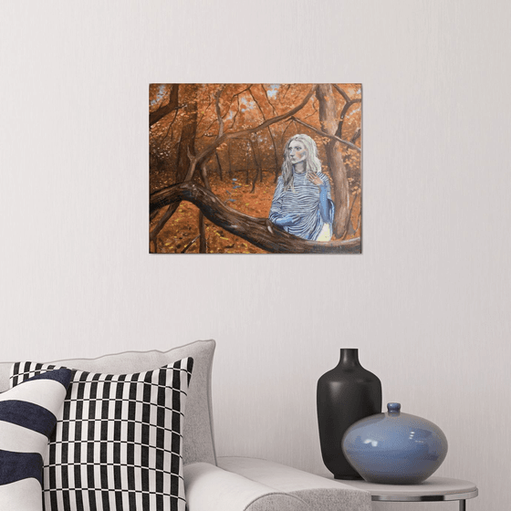 The Awakening of Lazarus 2016 50x40