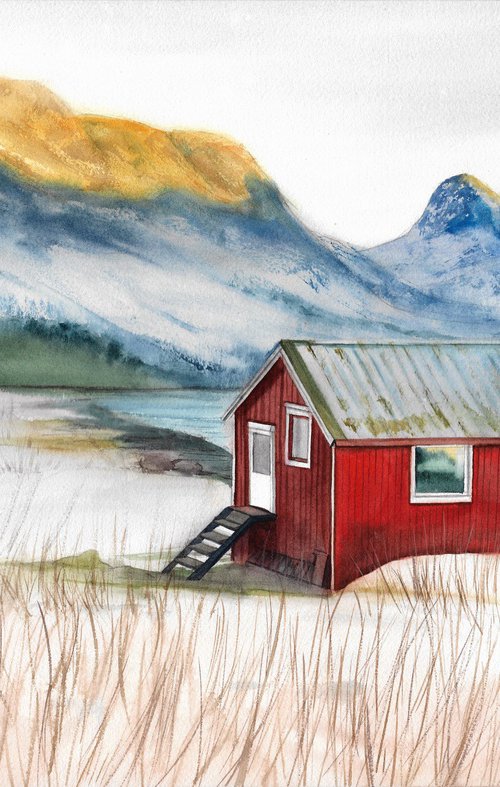 Red cabin by Tetiana Koda