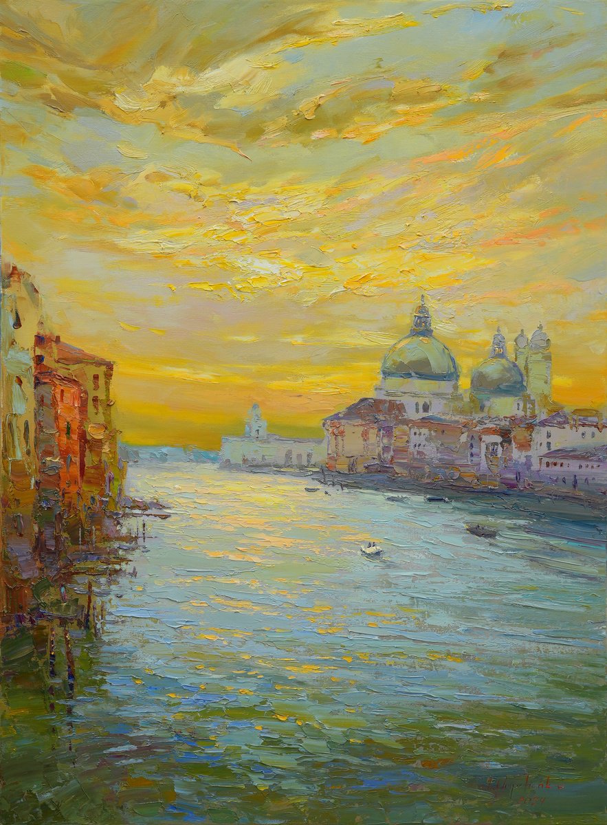 Grand Canal Venice Italy by Alisa Onipchenko-Cherniakovska