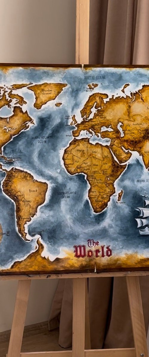 World Map by Irina Magon