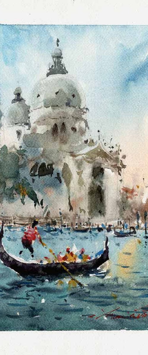 Venice-Canal Grande by Marin Victor