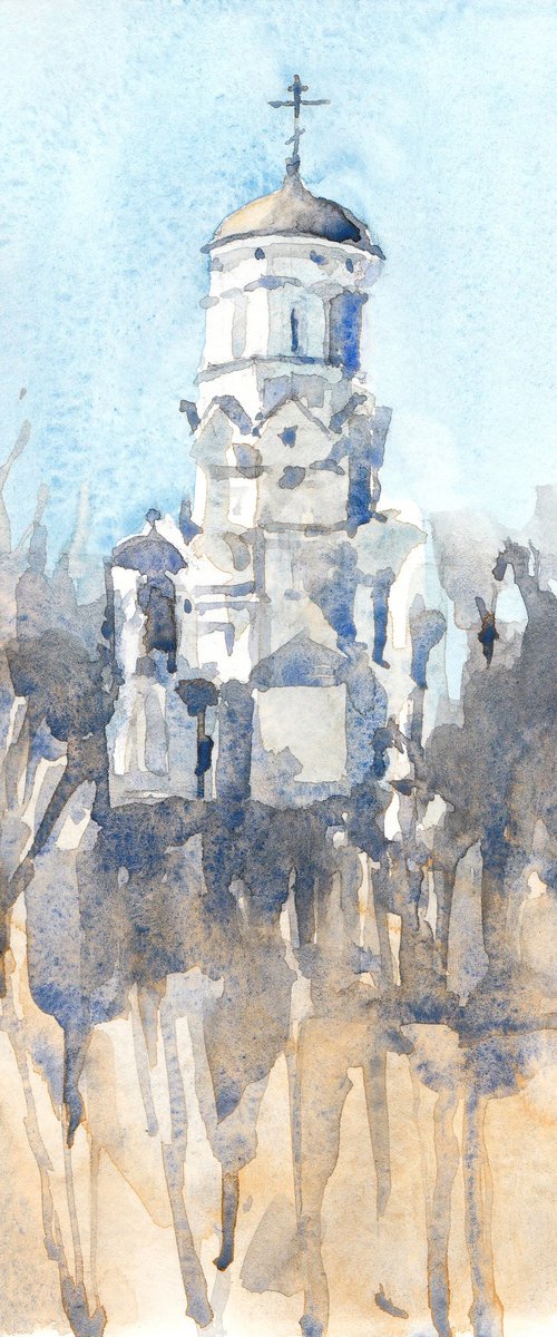 Church in Moscow by Tatiana Alekseeva