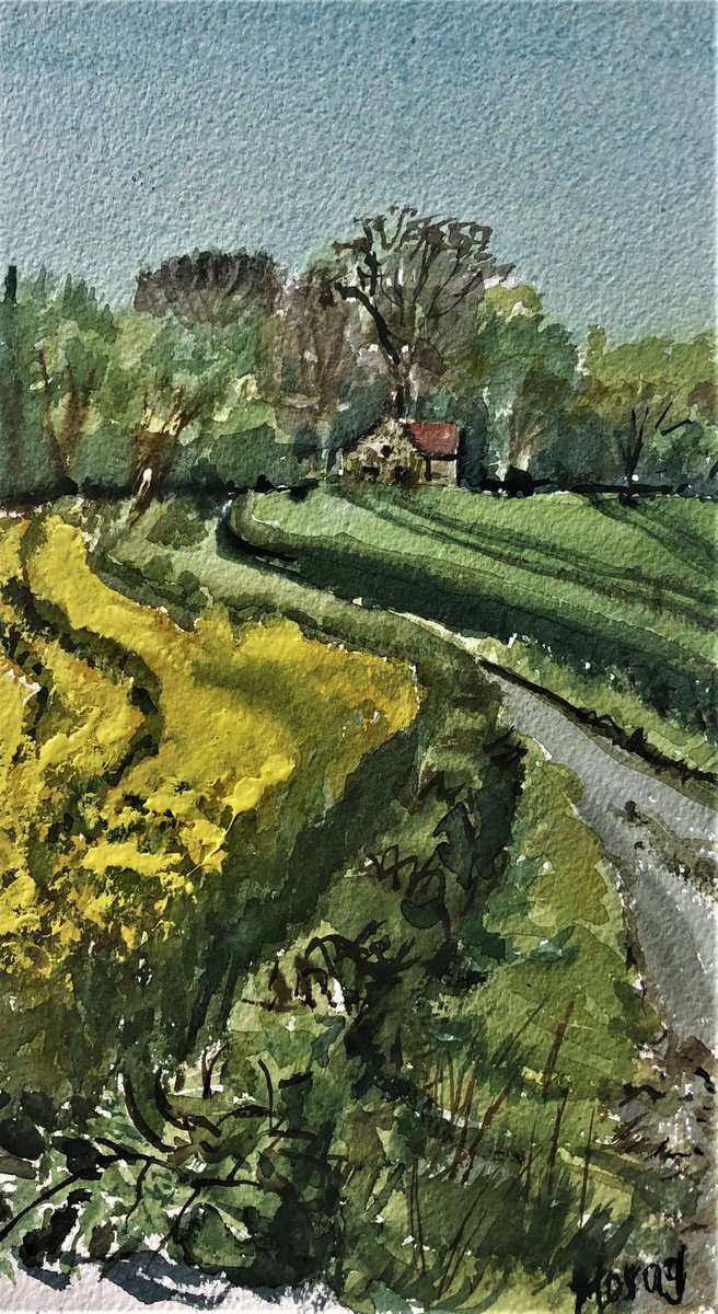 A Country Lane in Fife by Morag Paul