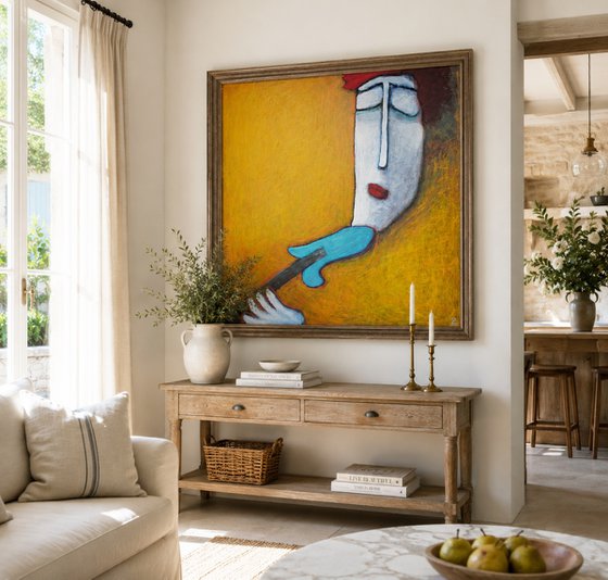 Viol Musiek (100cm x 100cm x 1.6cm)
