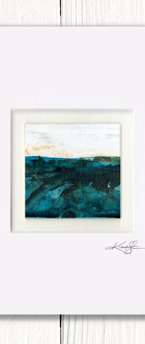 Mystical Land 325 - Textural Landscape Painting by Kathy Morton Stanion by Kathy Morton Stanion