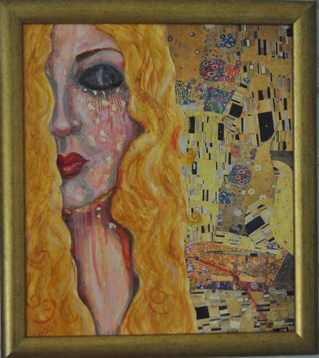 Homage to Klimt : Gold by Elisabeth Lewis