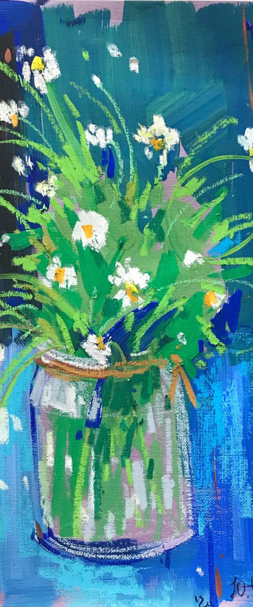 Bunch of daisies by Yuliia Pastukhova