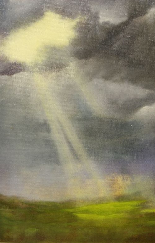 Light through the storm by Ernie Butler