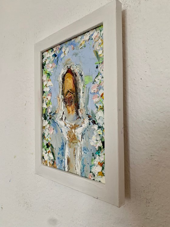 Miniature with flowers