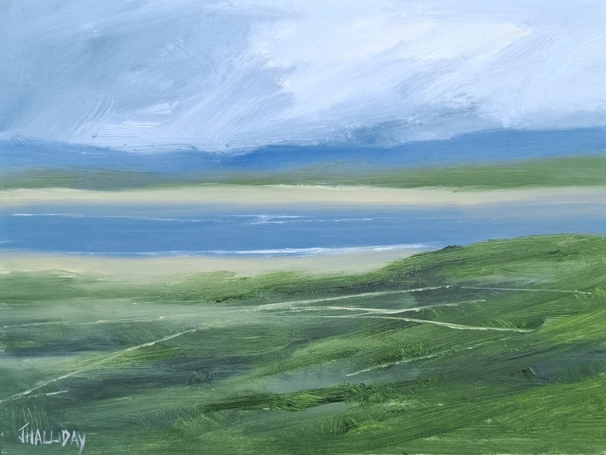 To The Shore By John Halliday, 16 X 12, Artwork For Sale On Artfinder
