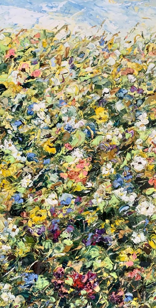 Blooming field by Vilma Gataveckienė