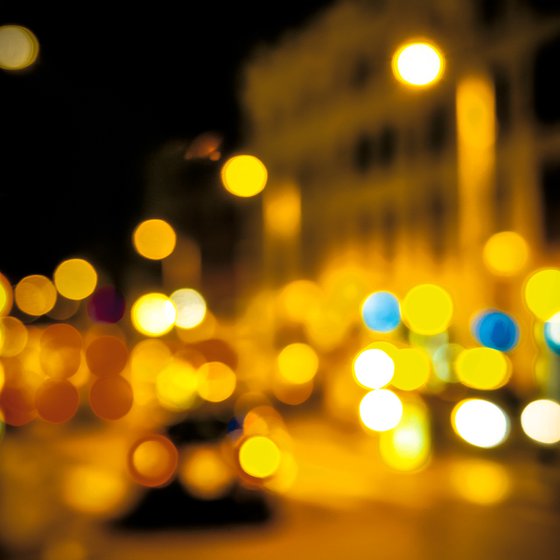 City Lights 15. Limited Edition Abstract Photograph Print  #1/15. Nighttime abstract photography series.