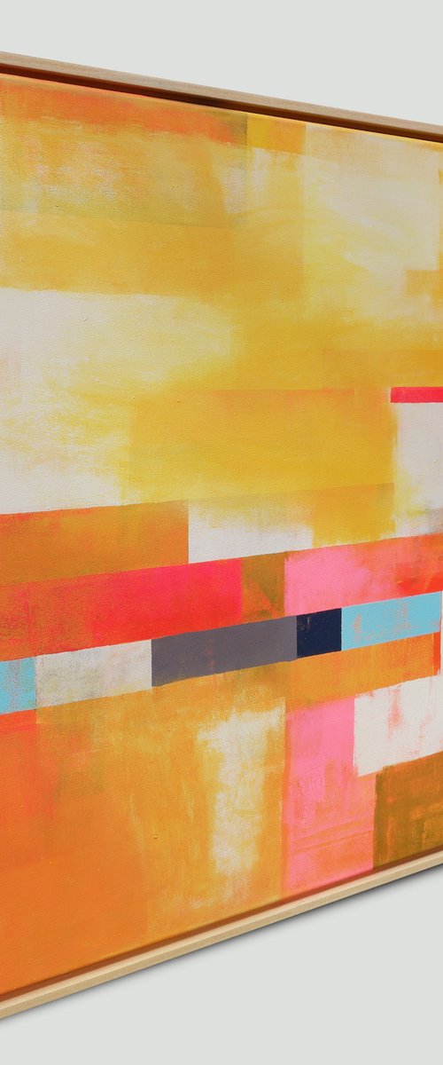 Untitled in Soft Orange by Ronald Hunter