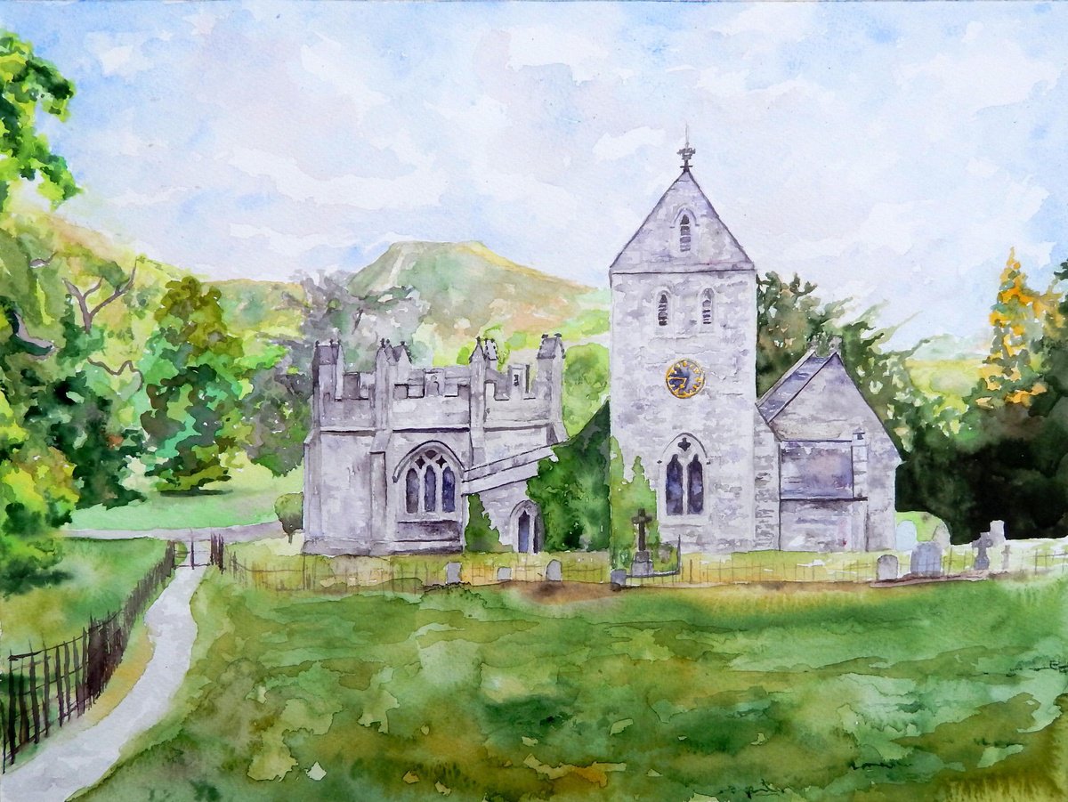 Church of the Holy Cross Ilam by Richard Freer