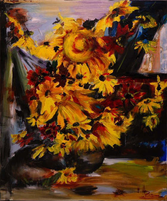 Sunflowers — After Nikolai Fechin