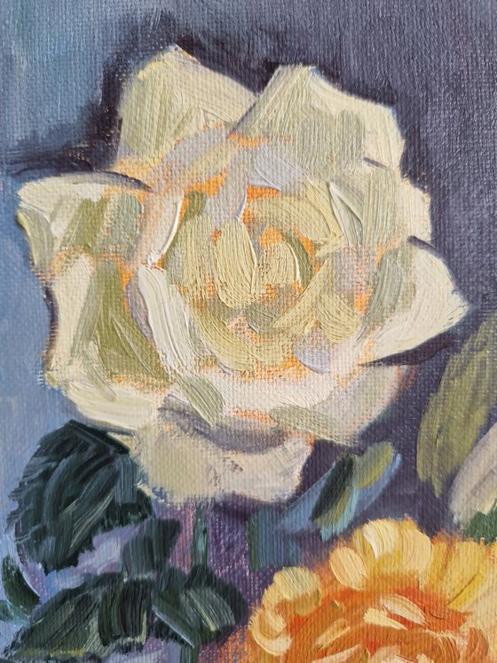 Still life with flowers "Roses"