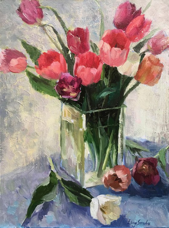 Tulips in Vase - 2