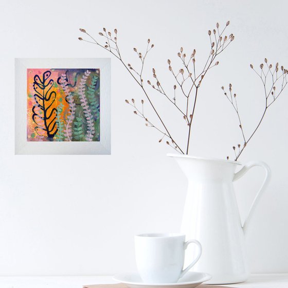 Abstract Garden 3 Original Wall Art by Eleanore Ditchburn