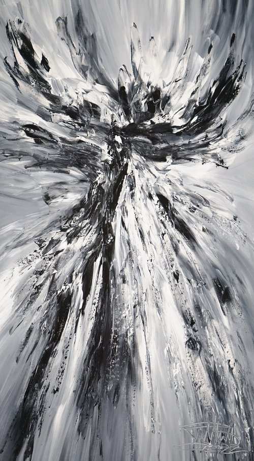 Black And White Energy C 1 by Peter Nottrott