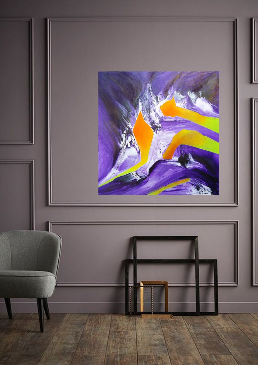 On A Beam Of Light By Danijela Dan, 31 X 31, Artwork For Sale On Artfinder