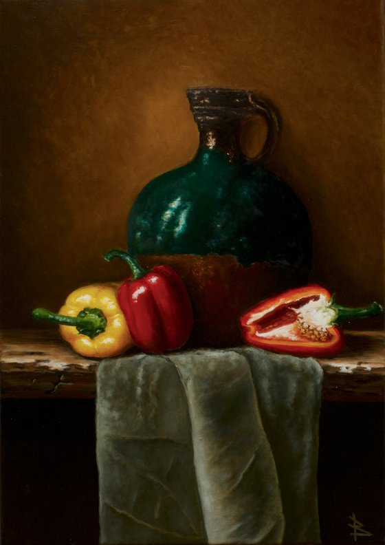 Still life with pepper