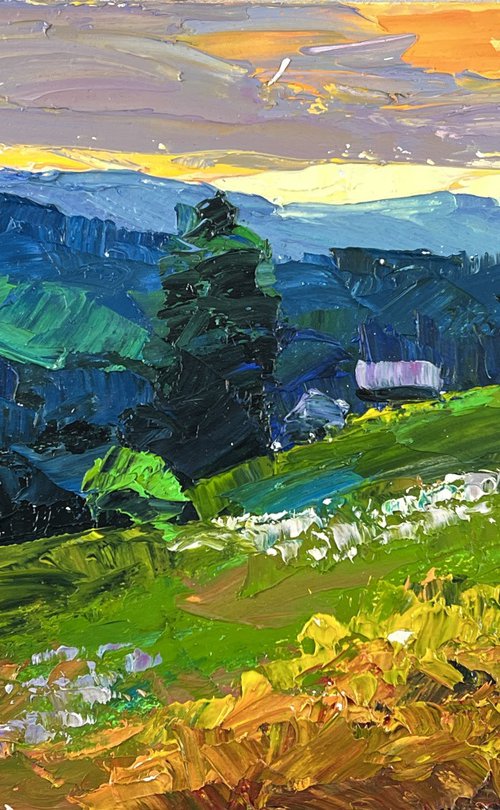 August Days in the Mountains by Boris Serdyuk