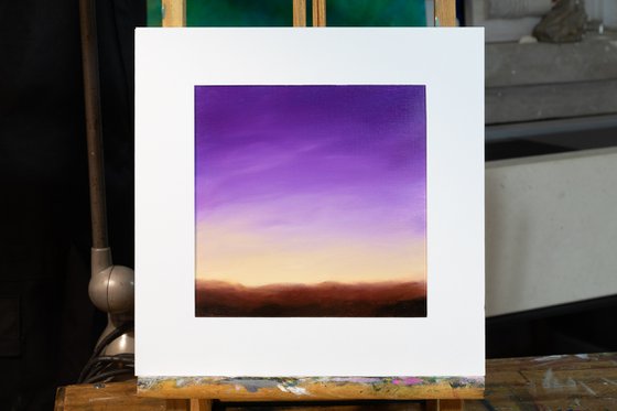 Dusk - landscape - Small size affordable art - Ideal decoration - Ready to frame