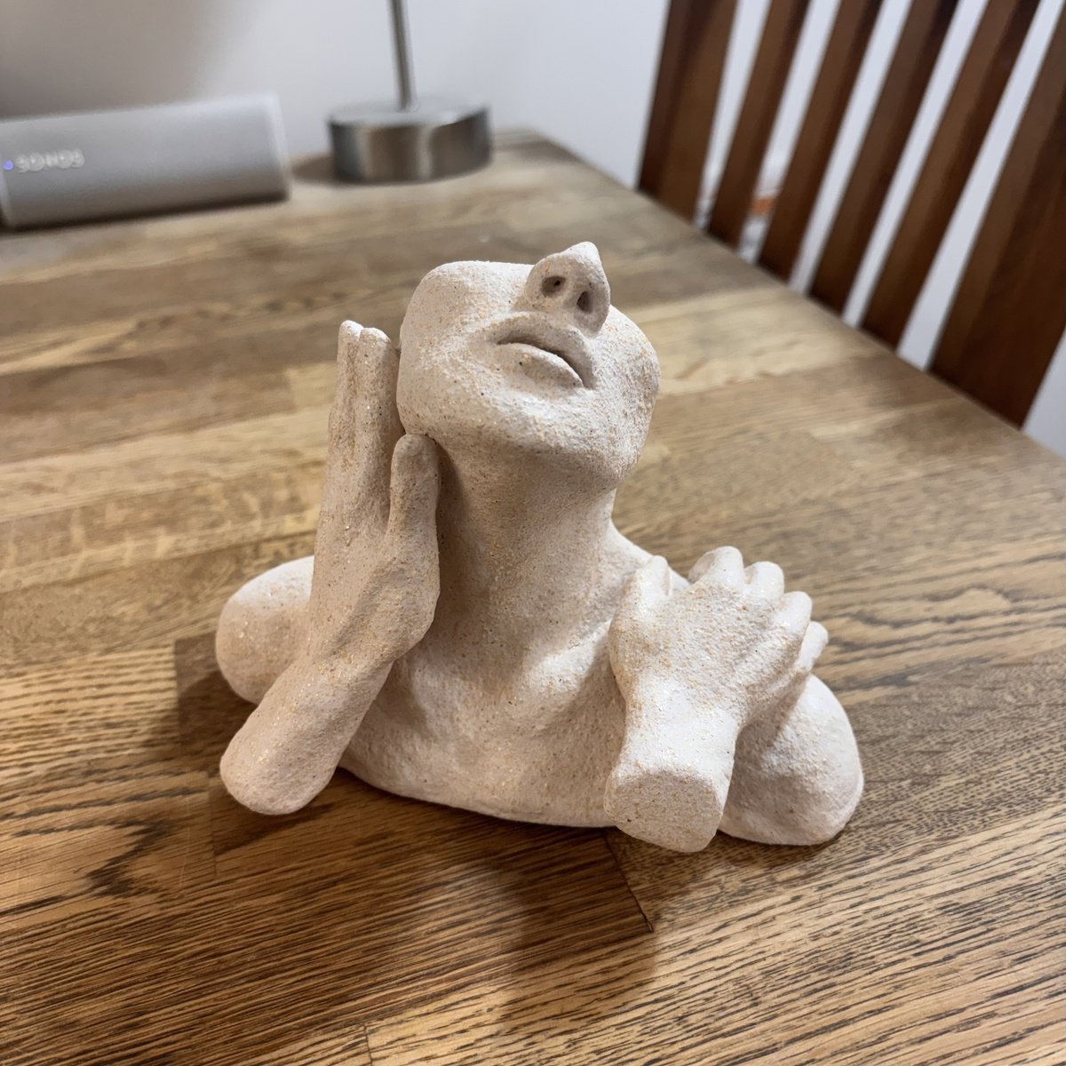 Expressive Clay Sculpture , Confessions By Ej Mack, 6 X 5, Artwork For Sale On Artfinder