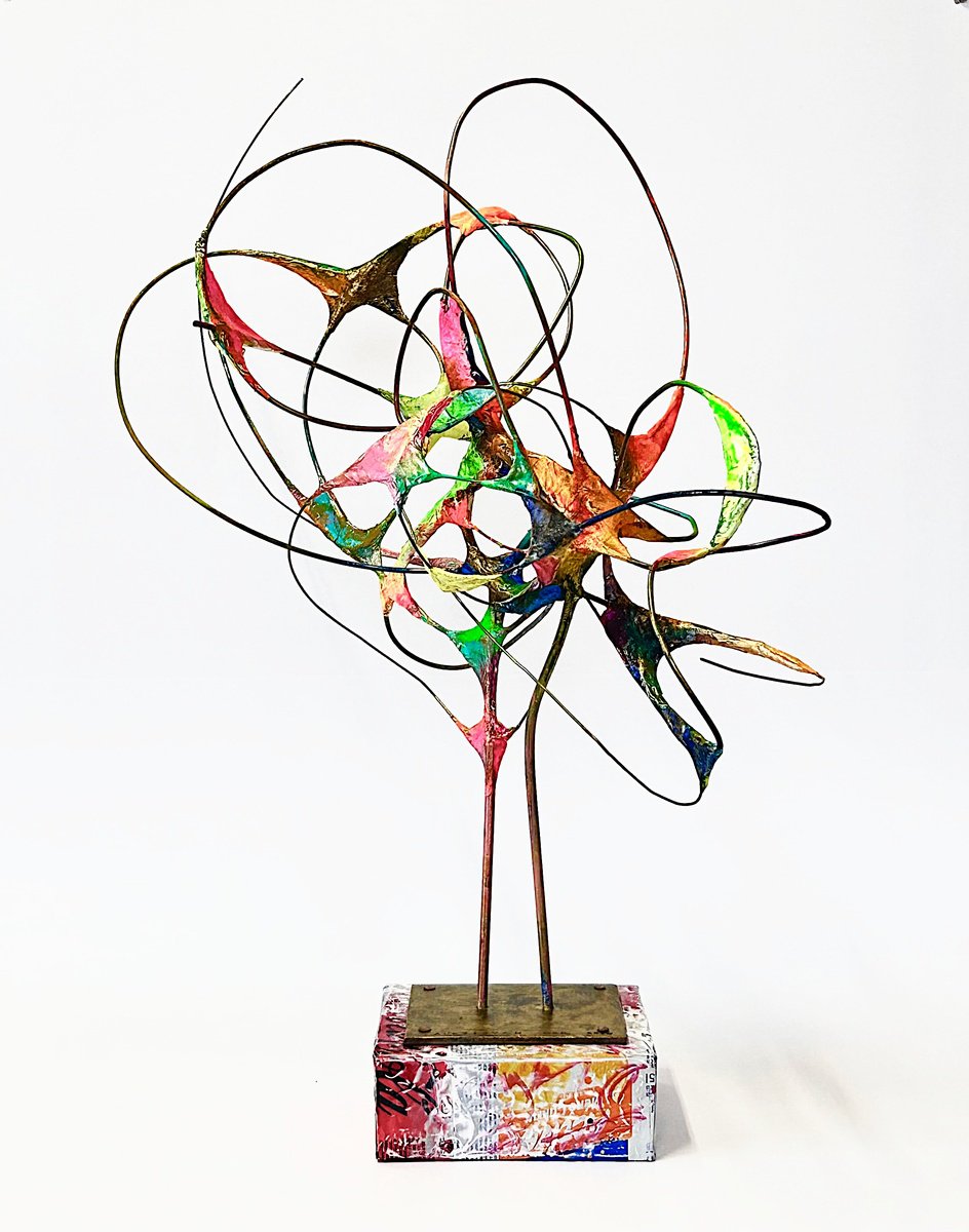 Abstract Sculpture By Gor Avetisyan, 24 X 24, The Journey To Freedom, Original Artwork