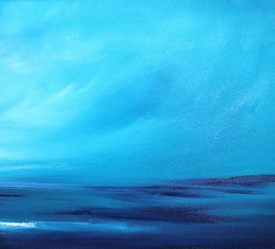Just Blue - seascape, emotional, panoramic