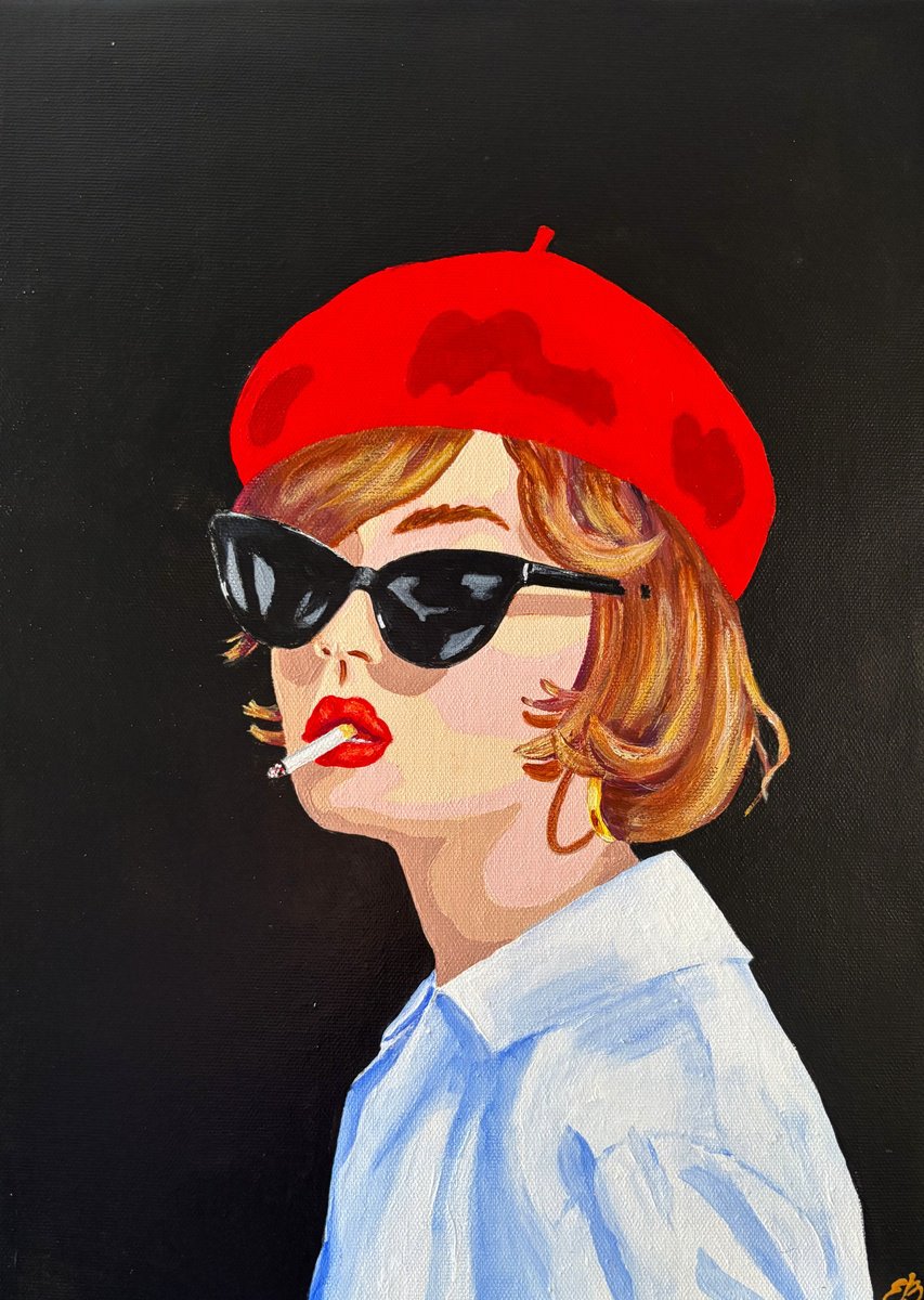 Girl With An Earring #26 By Lena Smirnova, 12 X 17, Artwork For Sale On Artfinder
