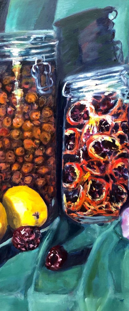 Olives, Zizyphus and Oranges by Maureen Finck
