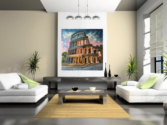 " The echo of the Colosseum "