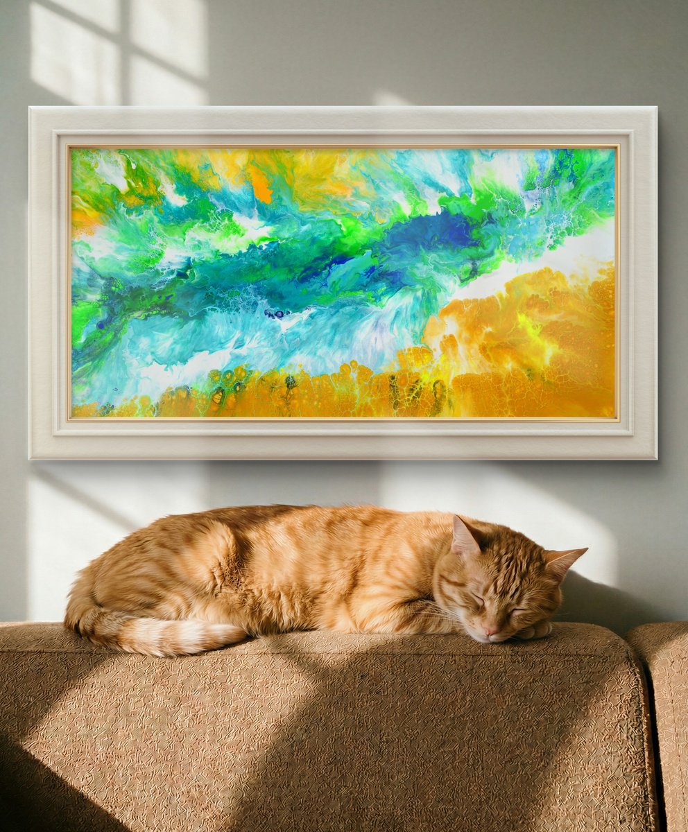 Seashore - Seascape By Soos Tiberiu, 39 X 20, Artwork For Sale On Artfinder
