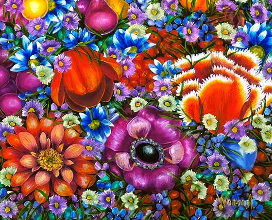Flowers Love for Red