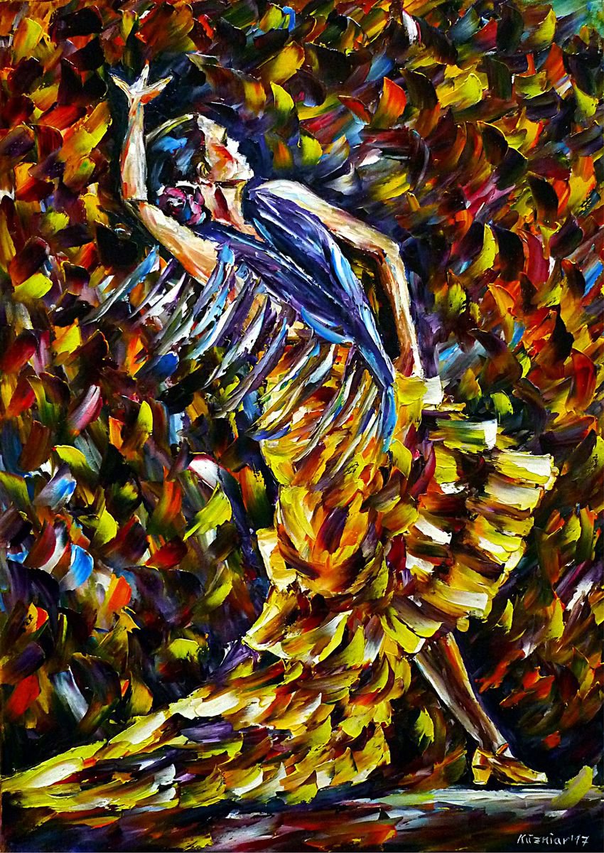 Flamenco dancer II by Mirek Kuzniar