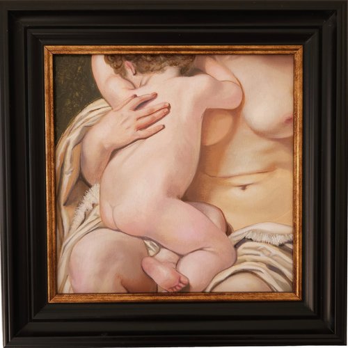 Bouguereau study 'Cain and Abel' oil painting by Ellisa Hague
