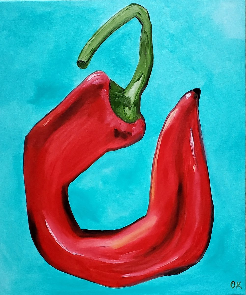 Red Hot Chilli Pepper. by Olga Koval