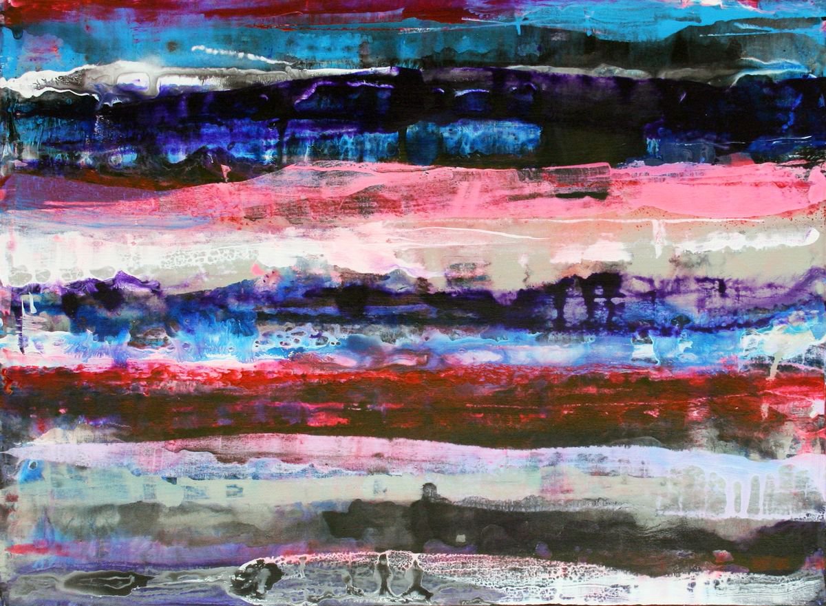 Pink Fathoms By Andrew Watt, 39 X 28, Artwork For Sale On Artfinder
