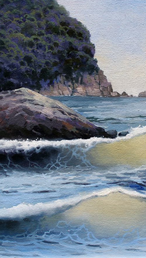 Arriving the beach by Isabel Robledo